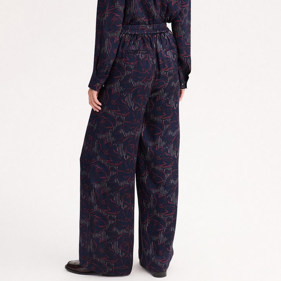 La Redoute Collections Pantalon Large Taille Haute  