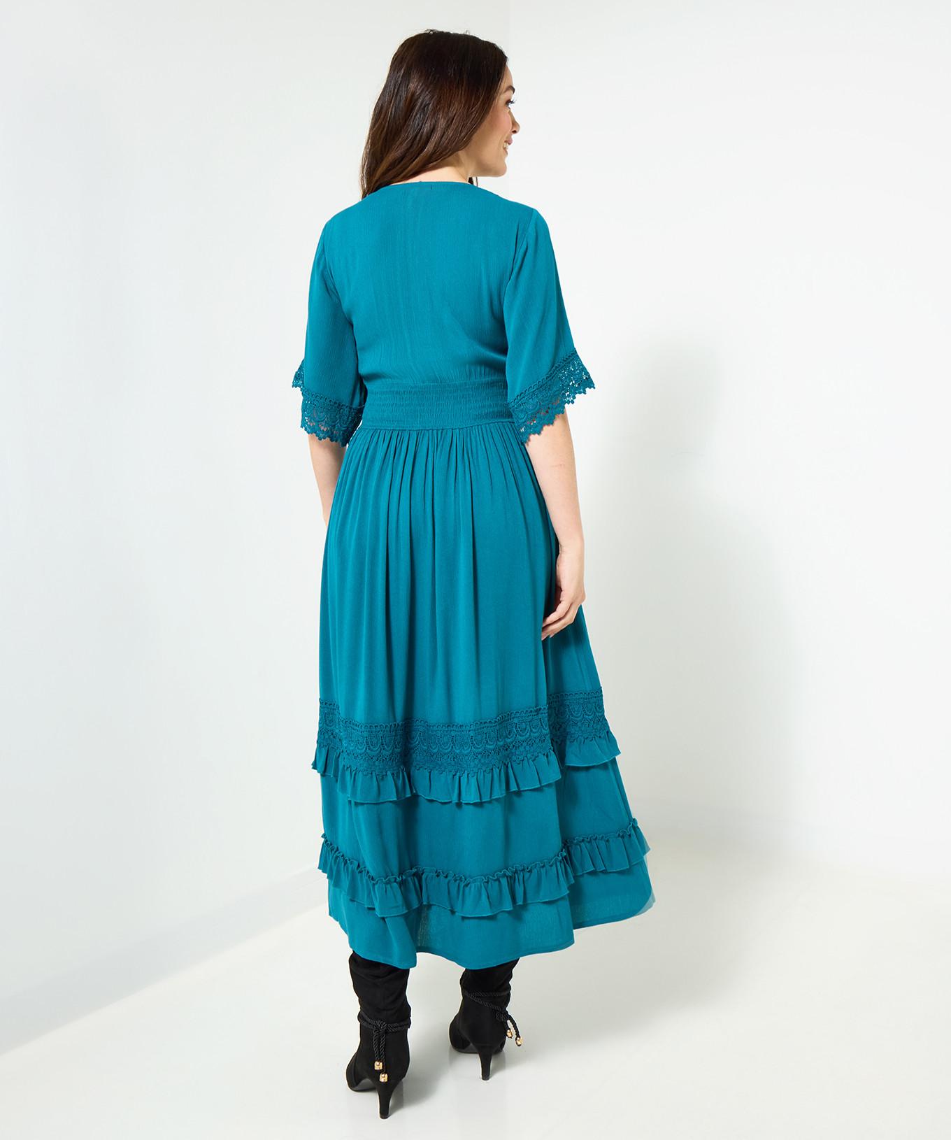 Joe Browns Abito Boho in pizzo con orlo asimmetrico  