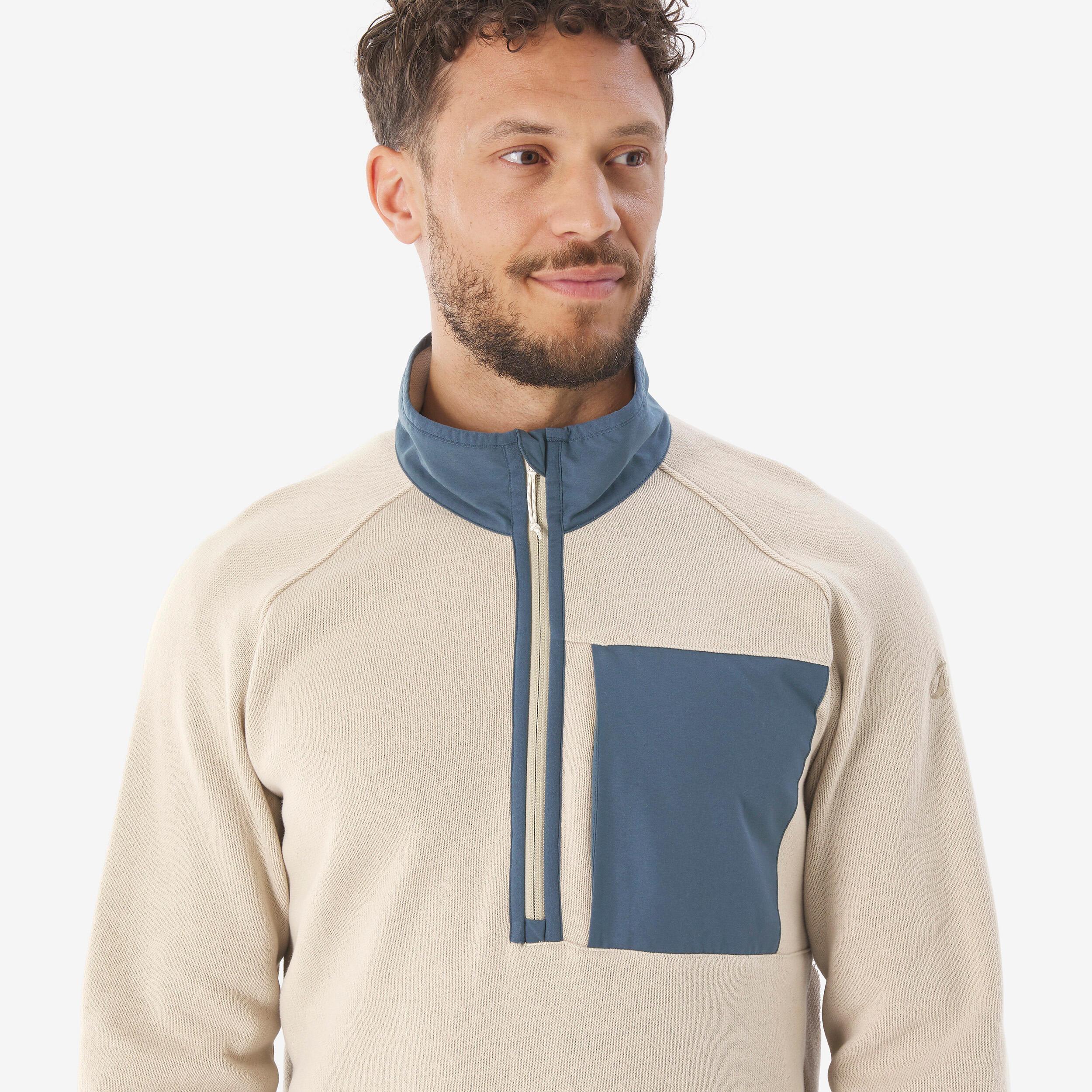 QUECHUA Wanderpullover Half Zip  
