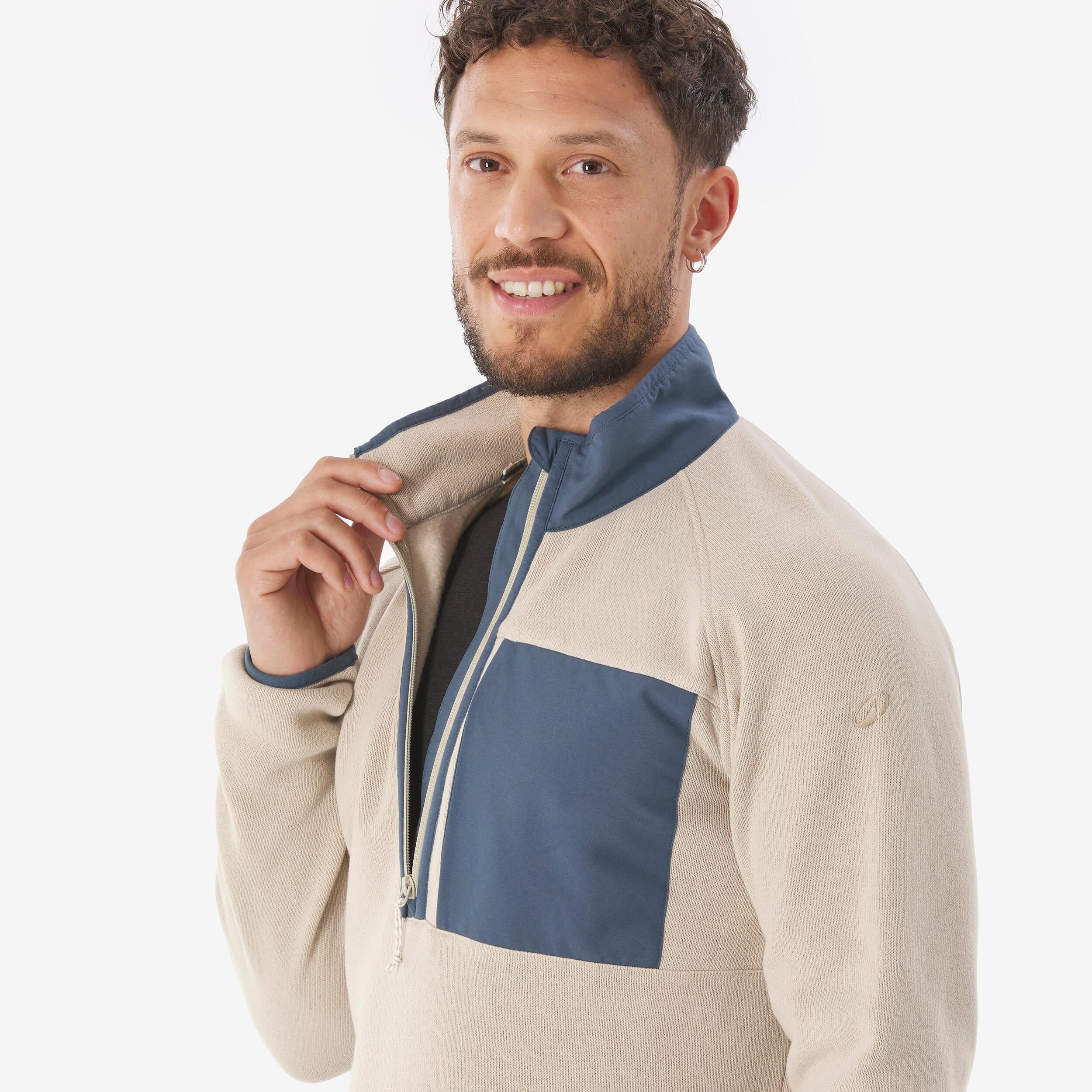 QUECHUA Wanderpullover Half Zip  
