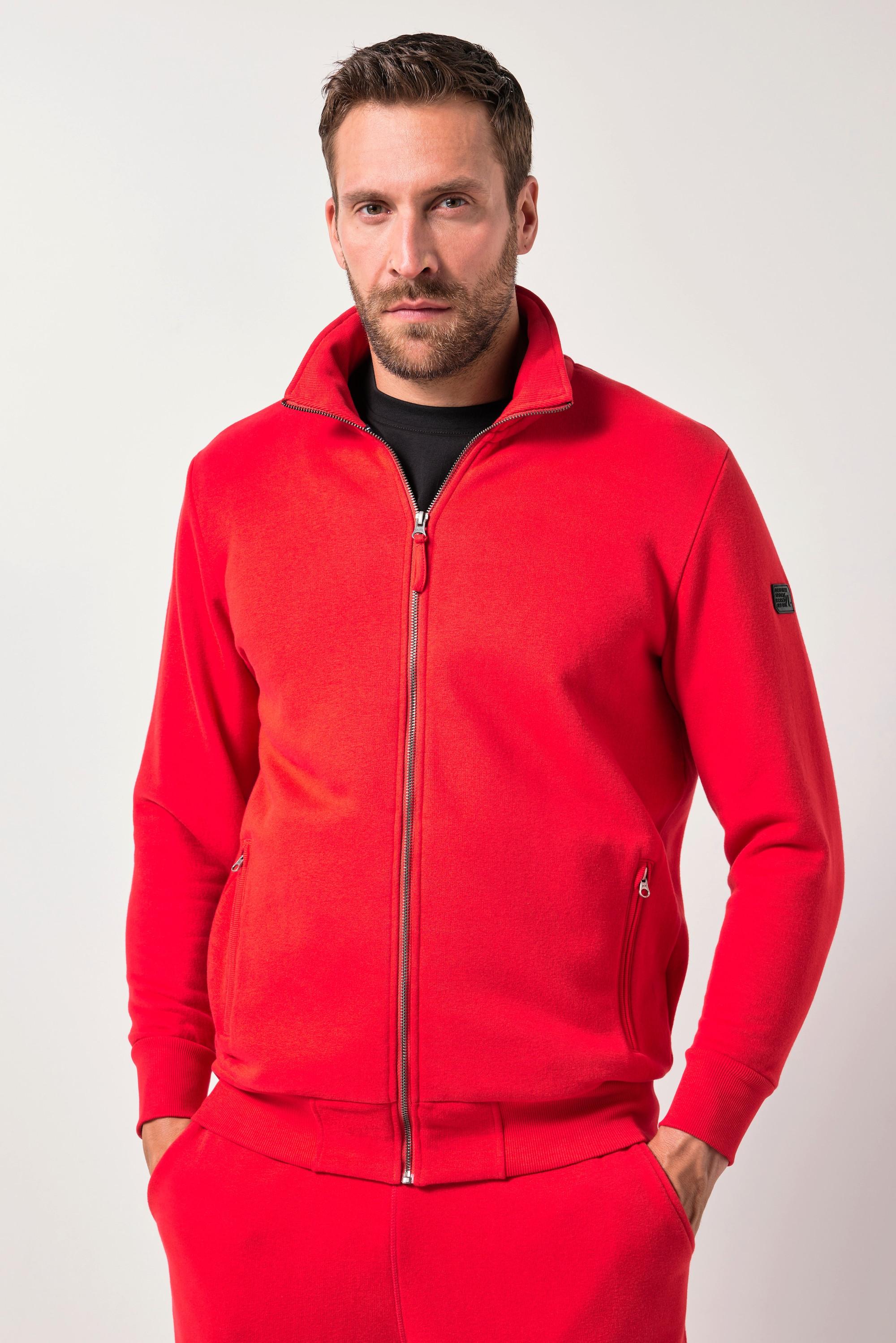 JP1880 Sweatjacke Stehkragen  