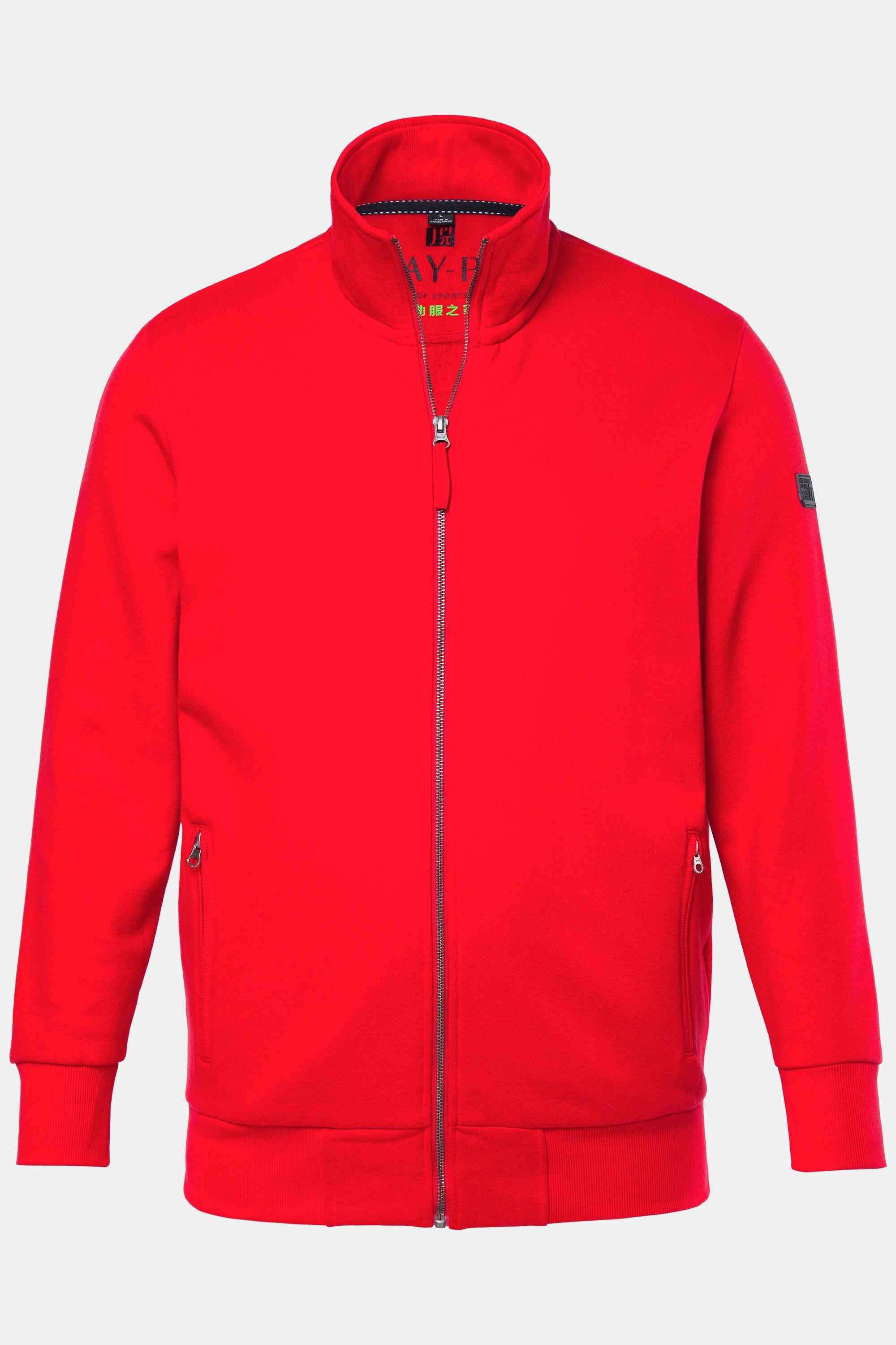 JP1880 Sweatjacke Stehkragen  