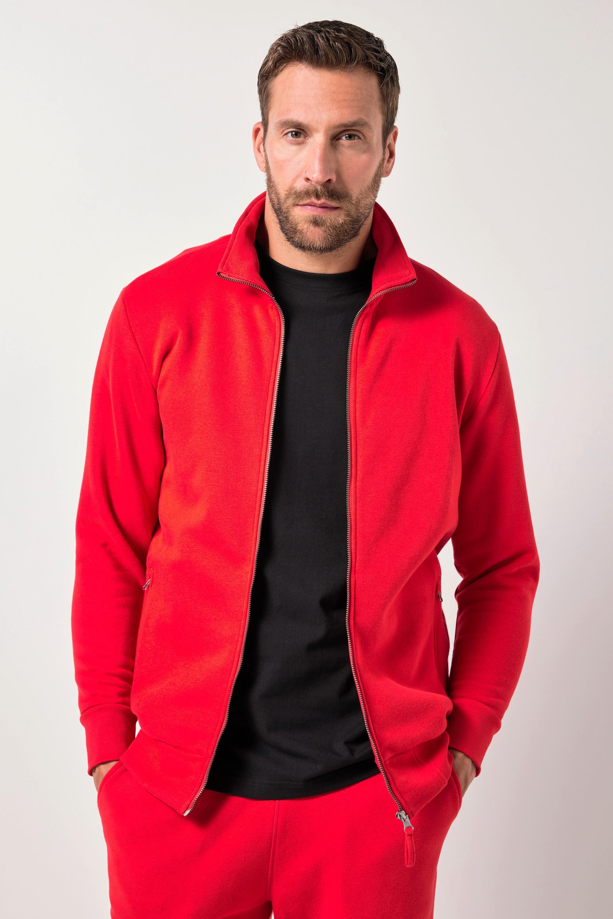 JP1880 Sweatjacke Stehkragen  