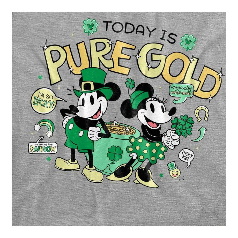 Disney Mickey et Minnie Mouse T-Shirt Saint Patrick  
