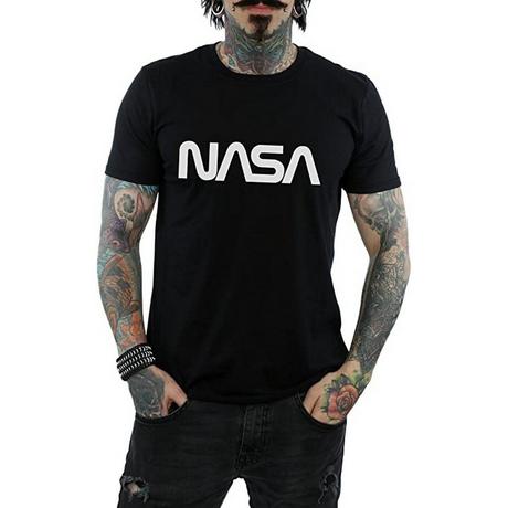 Nasa Modern Logo Print T-Shirt  