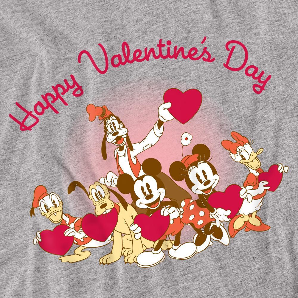MICKEY MOUSE Happy Valentinstag T-Shirt  