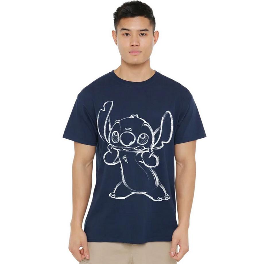 Lilo & Stitch T-Shirt Style Croquis Stitch  