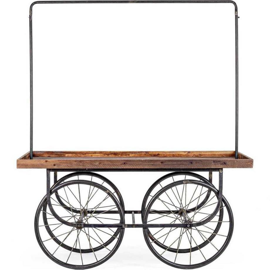 mutoni Austelltisch mit Rollen 160x70x189  