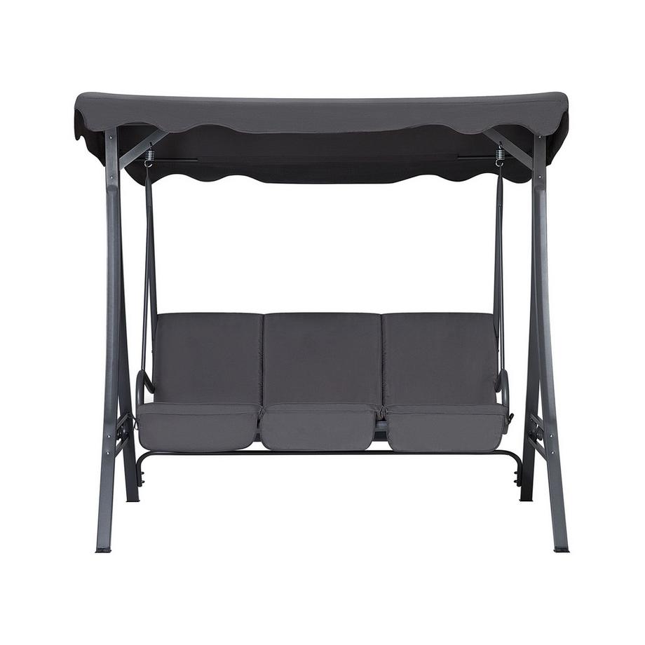 Beliani Hollywoodschaukel aus Stahl Klassisch GARBO  