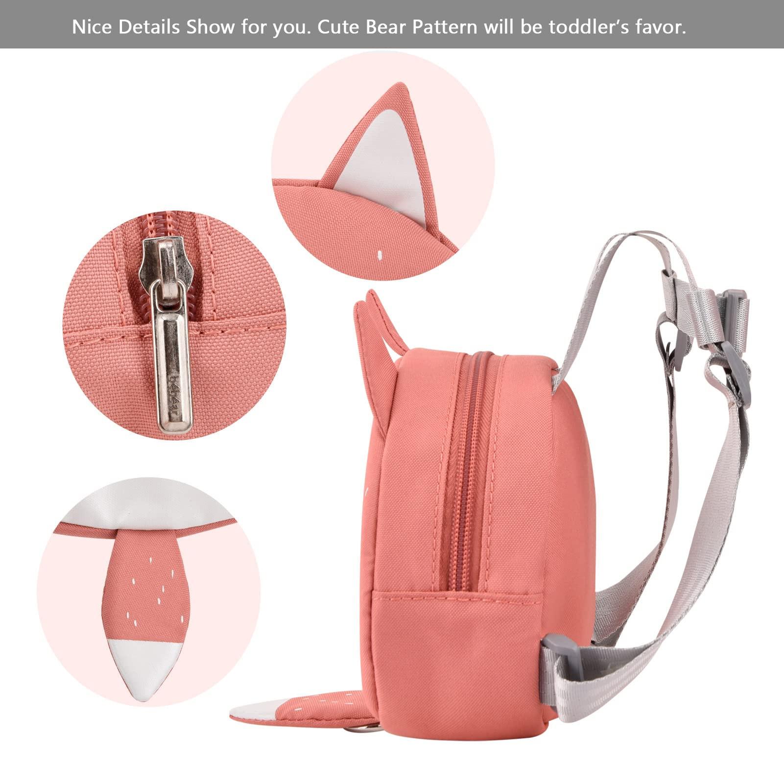 Only-bags.store  Tier-Kleinkind-Rucksack mit Sicherheitsleinen, Mini-Tasche mit Sicherheitsleine für Kinder, tragbarer Rucksack 