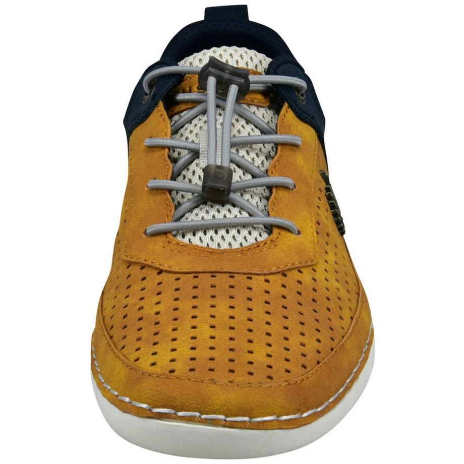 BUGATTI Scarpe basse perforate con inserti in mesh  