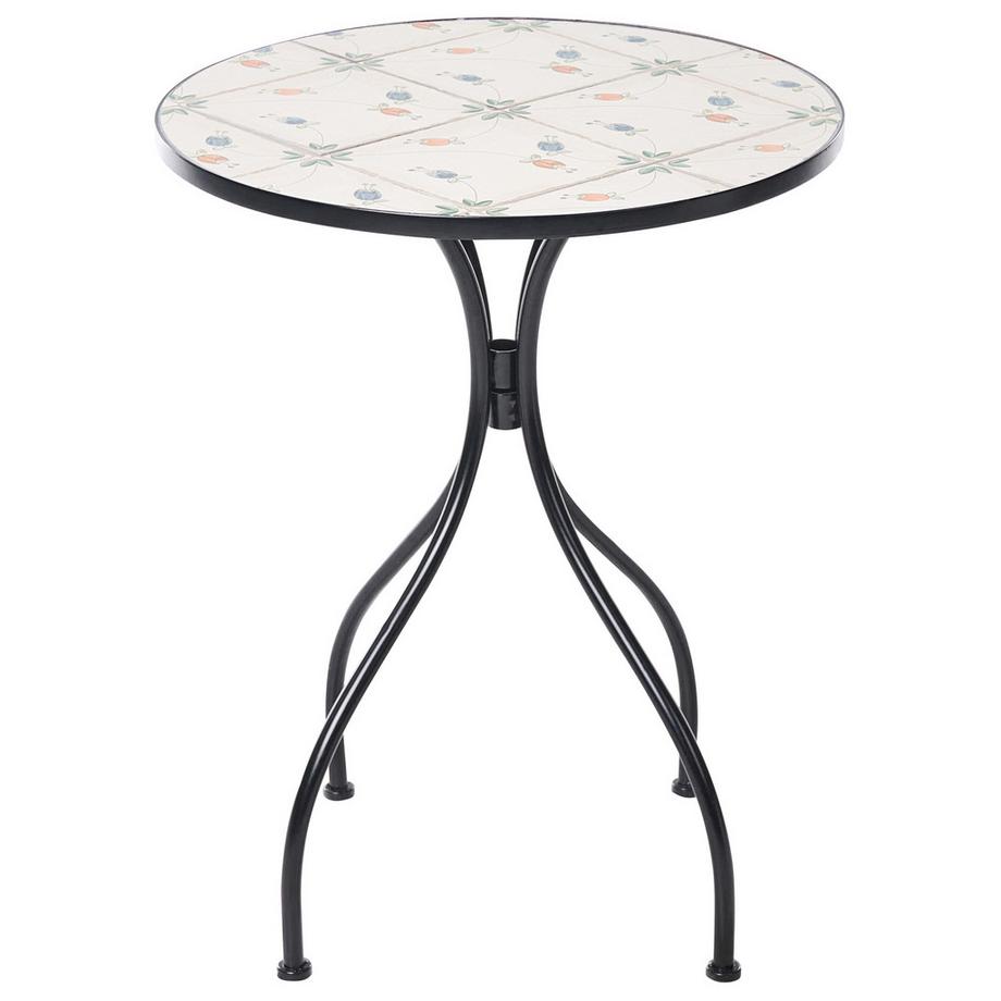Beliani Bistro Set aus Eisen Rustikal CARONA  