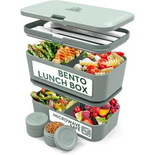 Umami Bento Box Nestable L Slate Green  