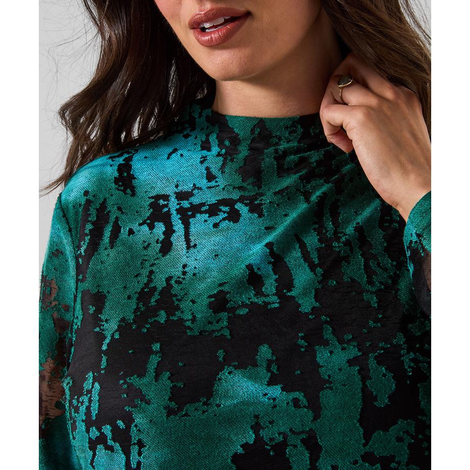 Joe Browns Tunika mit Stehkragen und auffälligem Print  