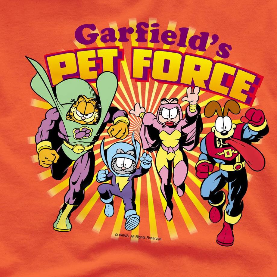 Garfield  Pet Force Maglietta Spezzare 