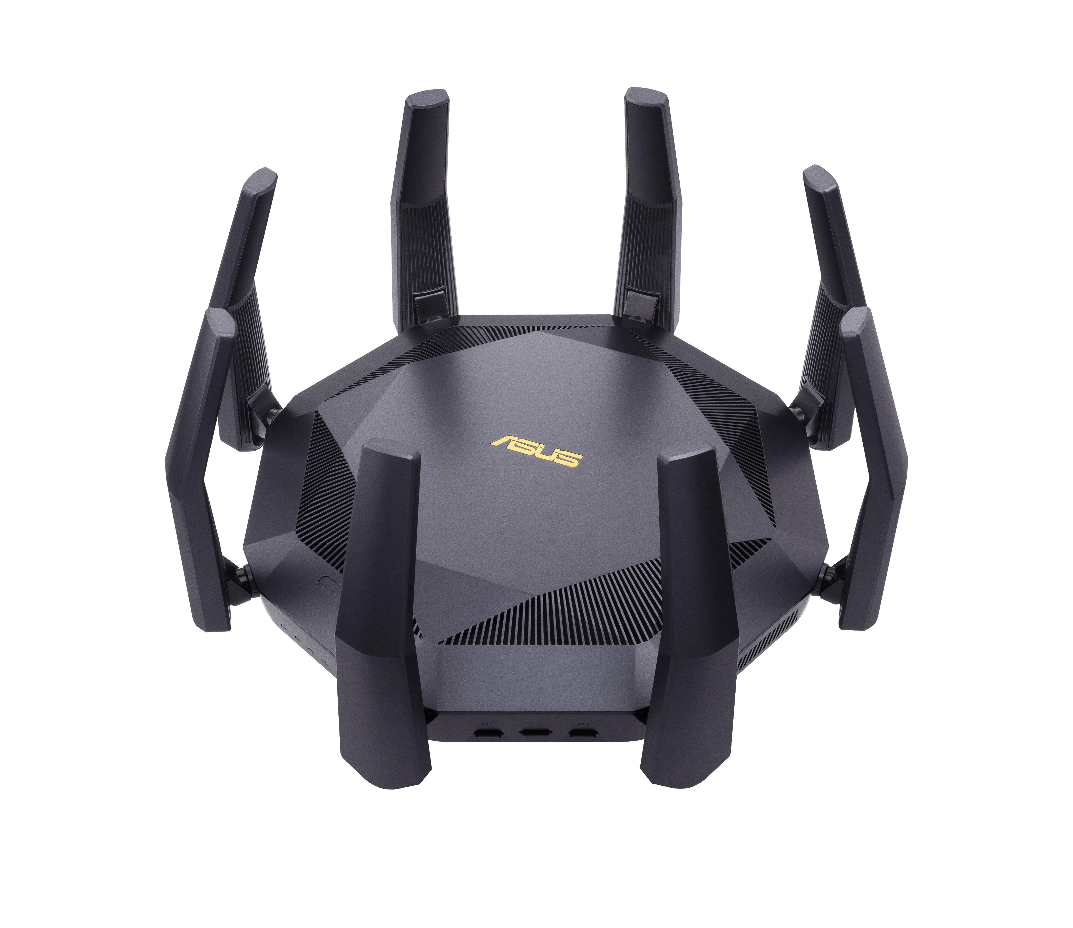 ASUS  RT-AX89X AX6000 AiMesh router wireless Ethernet Dual-band (2.4 GHz/5 GHz) Nero 