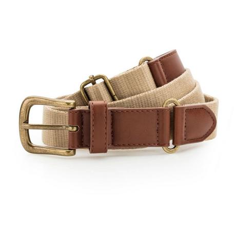 Asquith & Fox  Ceinture en faux cuir et toile 