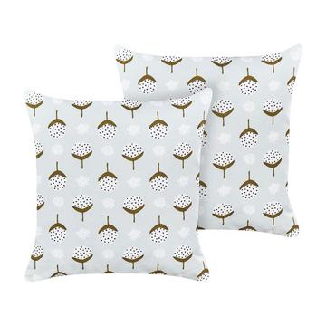 Lot de 2 coussins d'extérieur en Polyester Moderne CUNEO