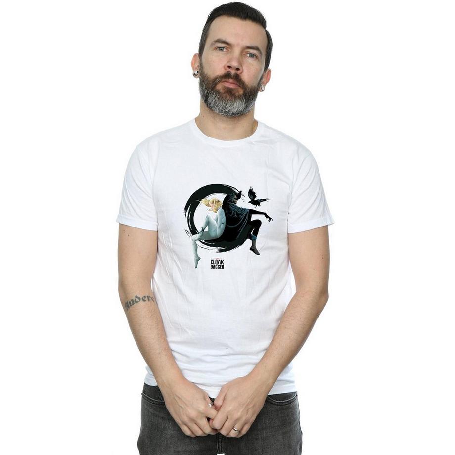 MARVEL Cloak and Dagger Grafikdruck T-Shirt Regular Fit  