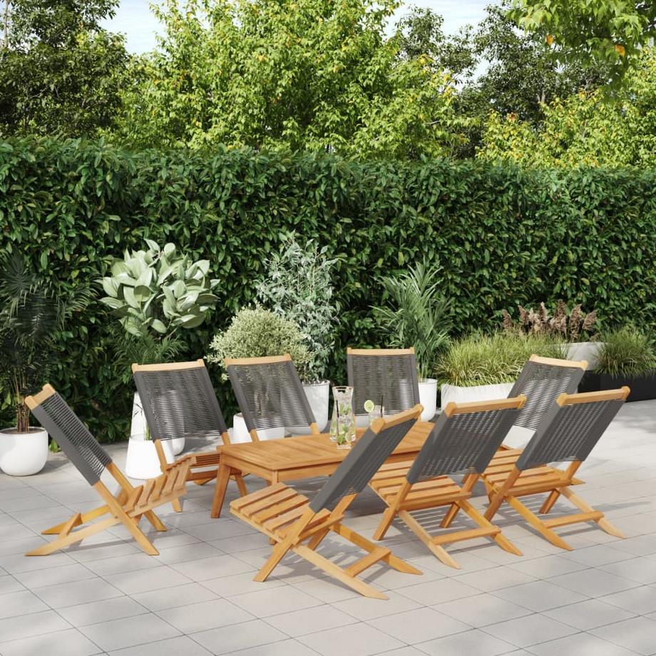 VidaXL Chaise de jardin bois  