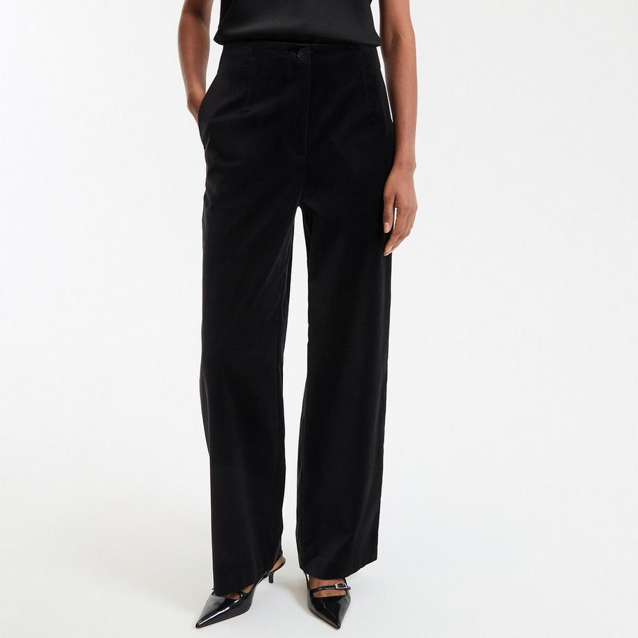 La Redoute Collections Pantaloni Larghi Velluto  