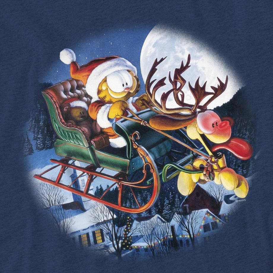 Garfield  T-ShirtMoonlight Ride 