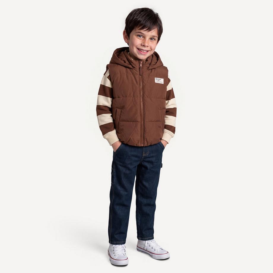 La Redoute Collections  Steppgilet mit Kapuze 