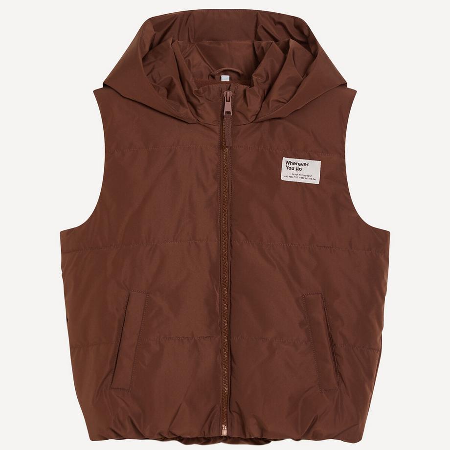 La Redoute Collections  Steppgilet mit Kapuze 