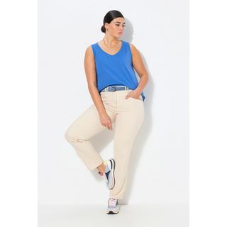 Ulla Popken Mony Konisches Bein Zipptaschen Stretch Hose  