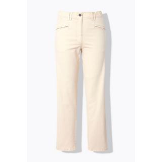 Ulla Popken Mony Konisches Bein Zipptaschen Stretch Hose  