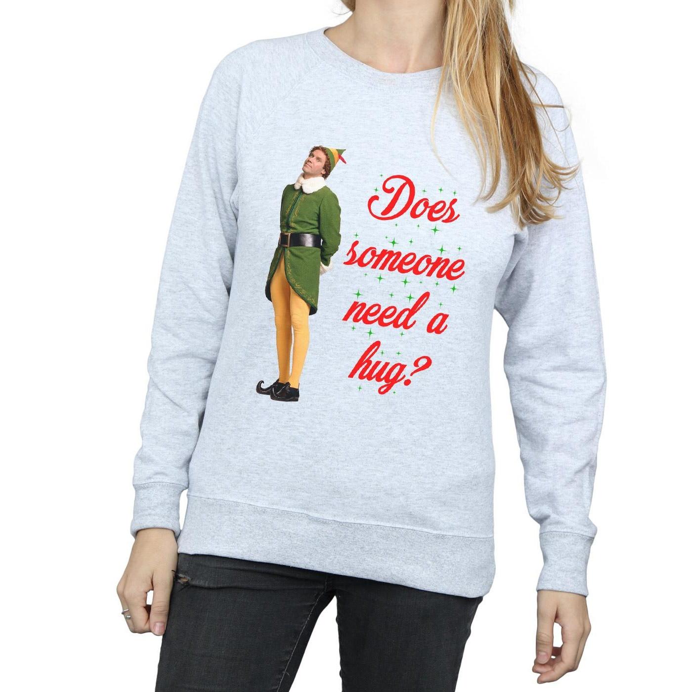 Elf Does Someone Need A Hug Slim Fit Sweatshirt  