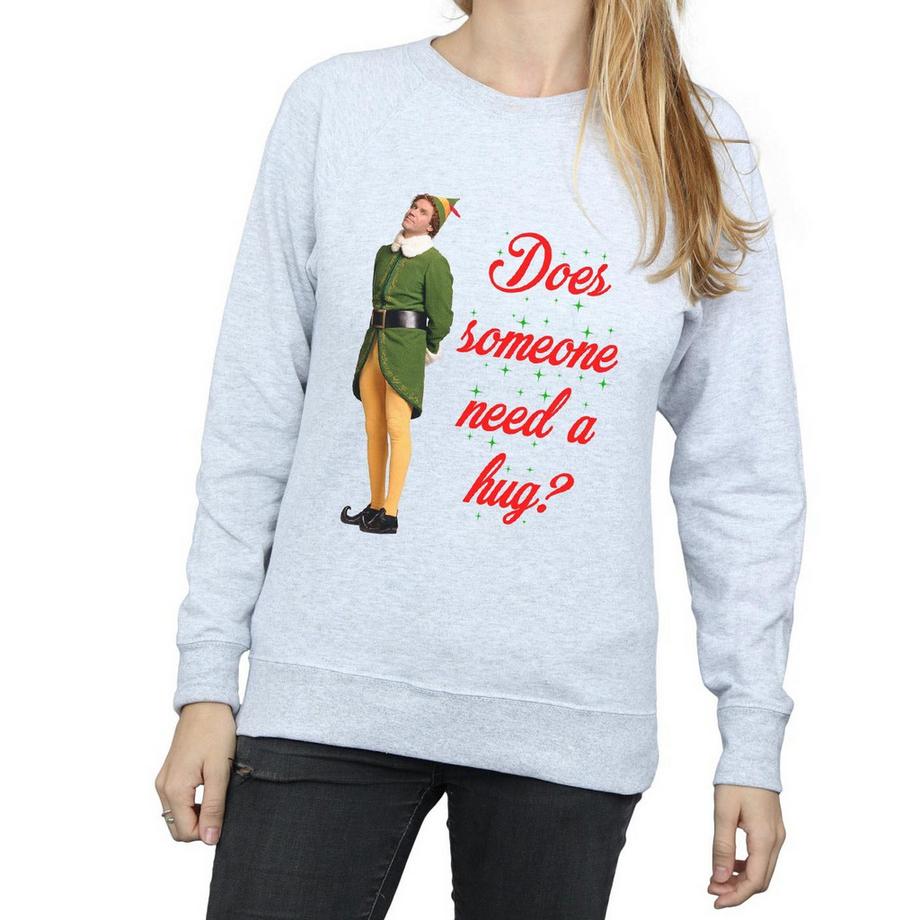 Elf Does Someone Need A Hug Sweatshirt  