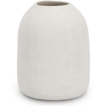 Vase Chypre blanc 16x16x19