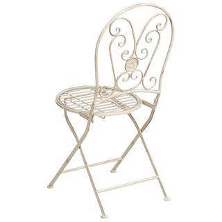 Beliani Set di 2 sedie da giardino en Ferro Retrò COGGIA  