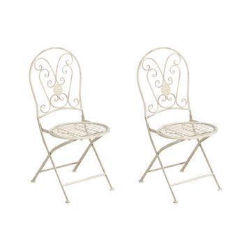 Set di 2 sedie da giardino en Ferro Retrò COGGIA