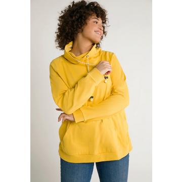 Sweat-shirt Bellieva, coutures élastiques sur le côté, manches longues