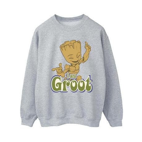 Guardians Of The Galaxy I Am Groot Sweatshirt Col Rond  