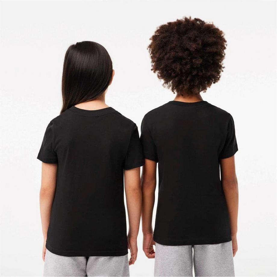 LACOSTE  Basic Maglietta Regolare Ricamato 