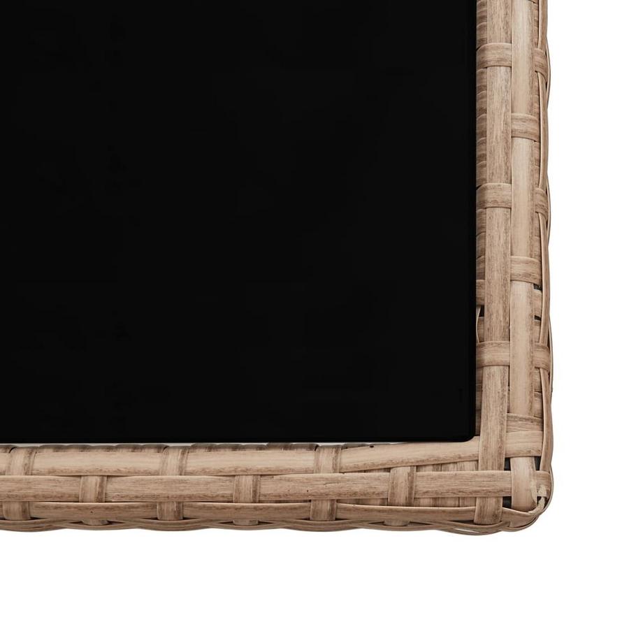 VidaXL Gartentisch und -stuhl poly-rattan  