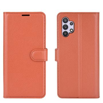 Galaxy A32 5G - Etui en cuir coque