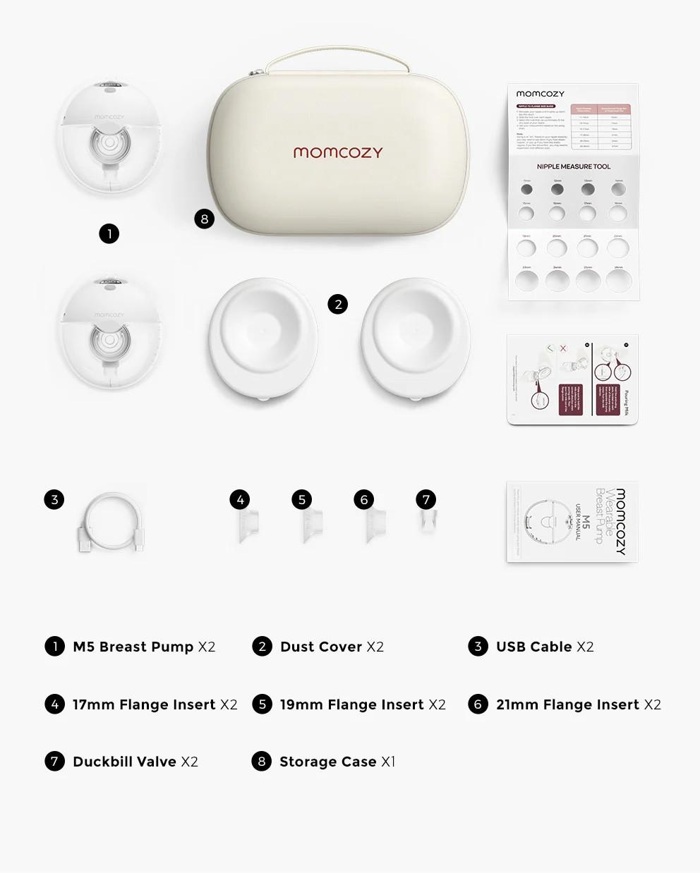 Momcozy  M5 Doppelte Milchpumpe 