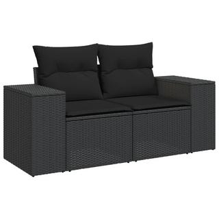 VidaXL set divano da giardino Polirattan  