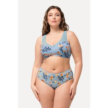 Soutien-gorge de maintien sans armatures, imprimé pêches - bonnet C-F