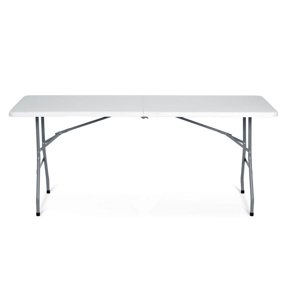 B2X  Tavolo pieghevole da giardino per catering 180 cm Plonos bianco 