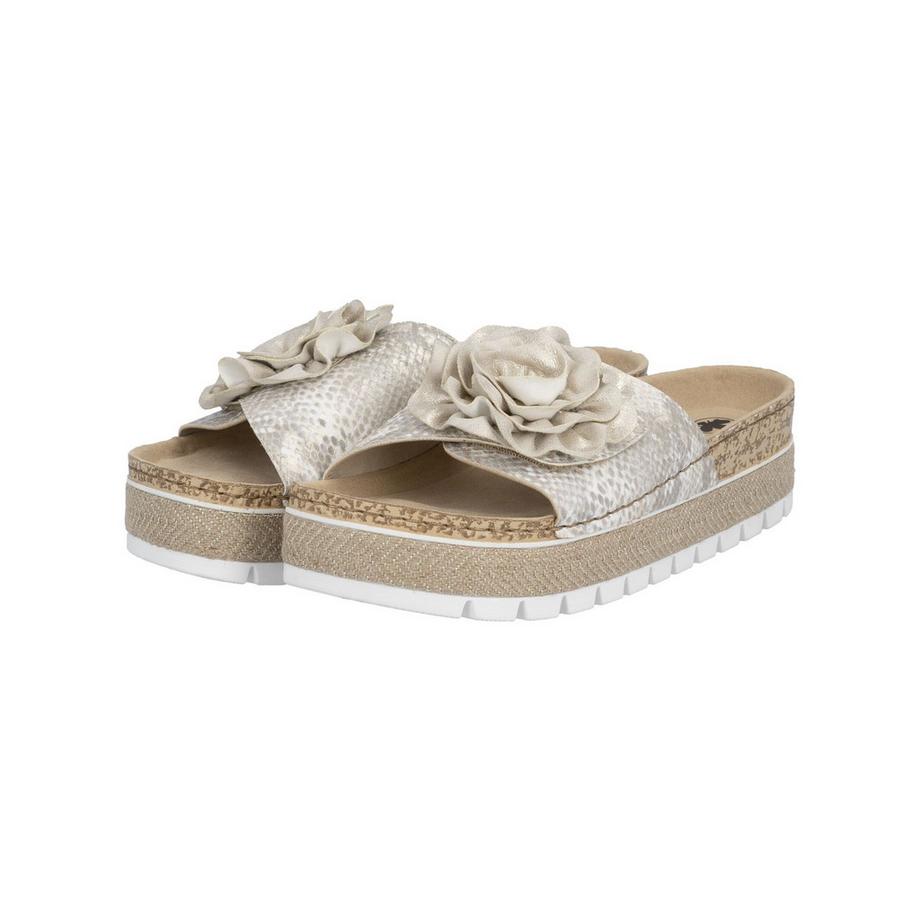 Rieker Sandali con plateau decorati con fiori  