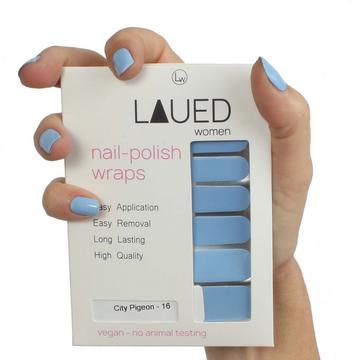 vegane Nagelfolien solid blue City Pigeon