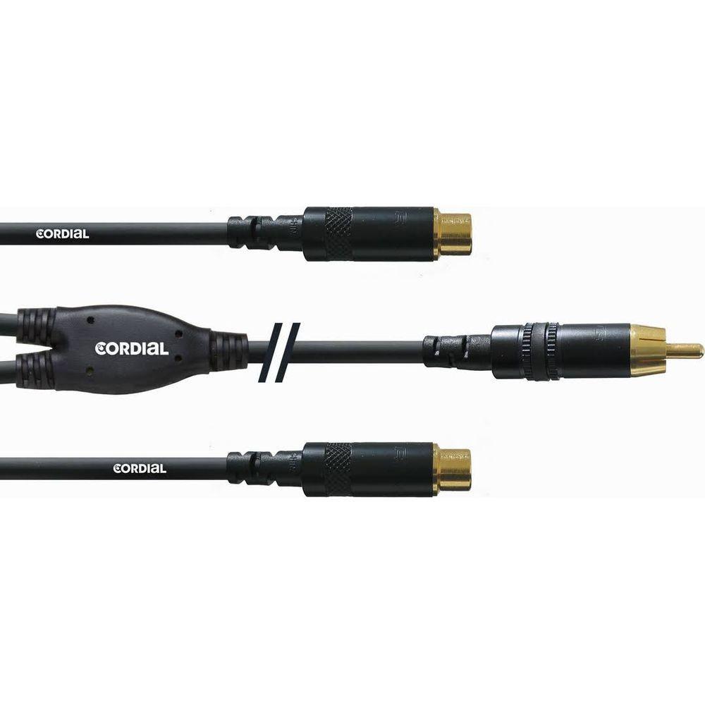 Cordial  CFY 0.3 CEE - Y-Adapterkabel / Cinch-Splitter 