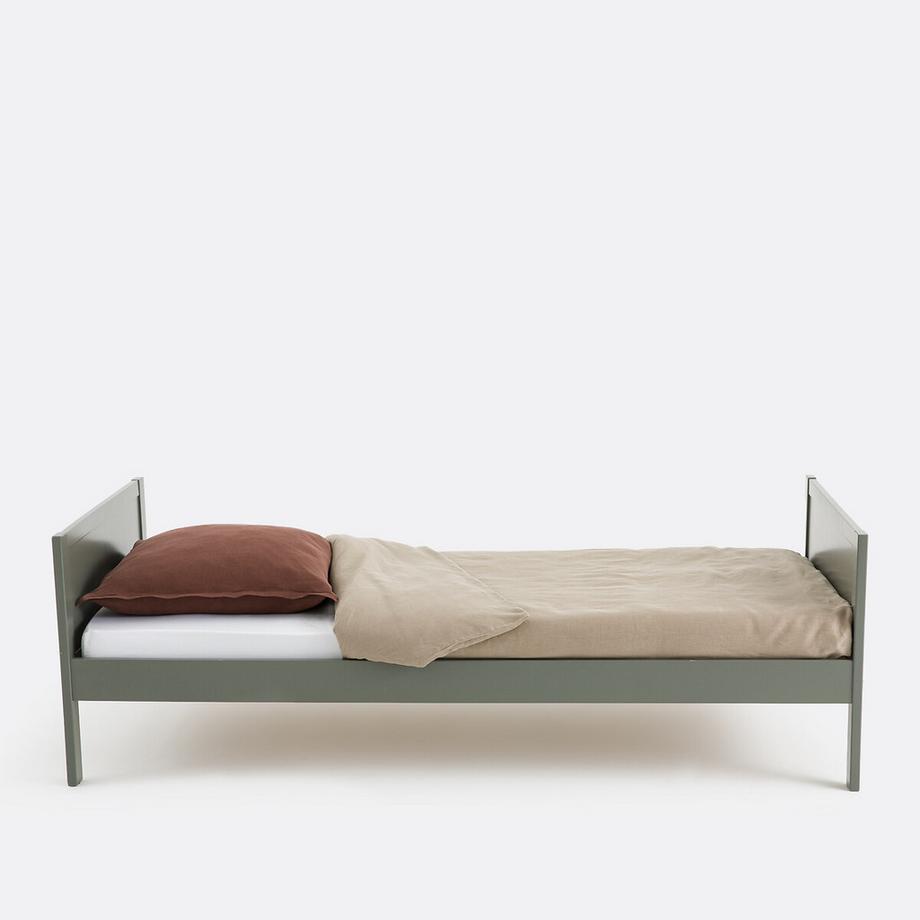 La Redoute Intérieurs Einzelbett mit Rohrgeflecht und Bettkasten  