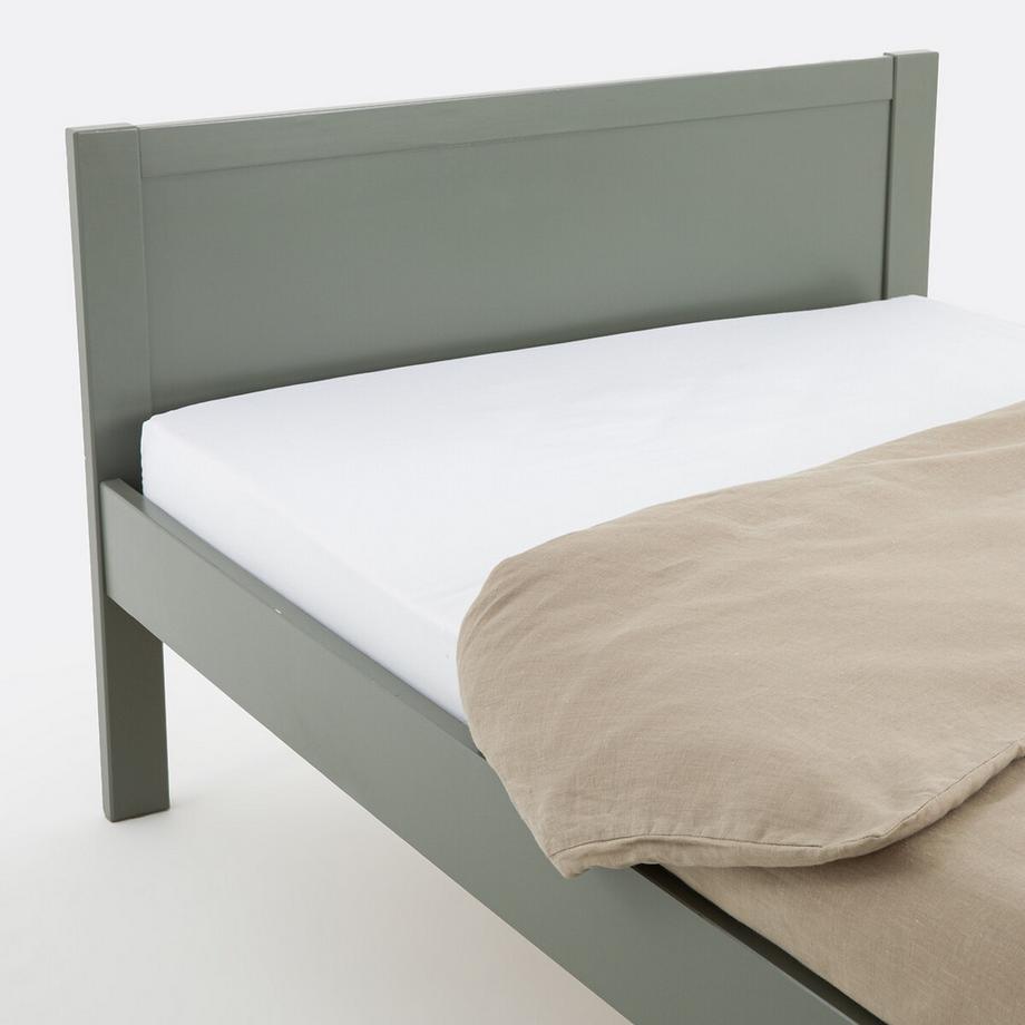 La Redoute Intérieurs Einzelbett mit Rohrgeflecht und Bettkasten  