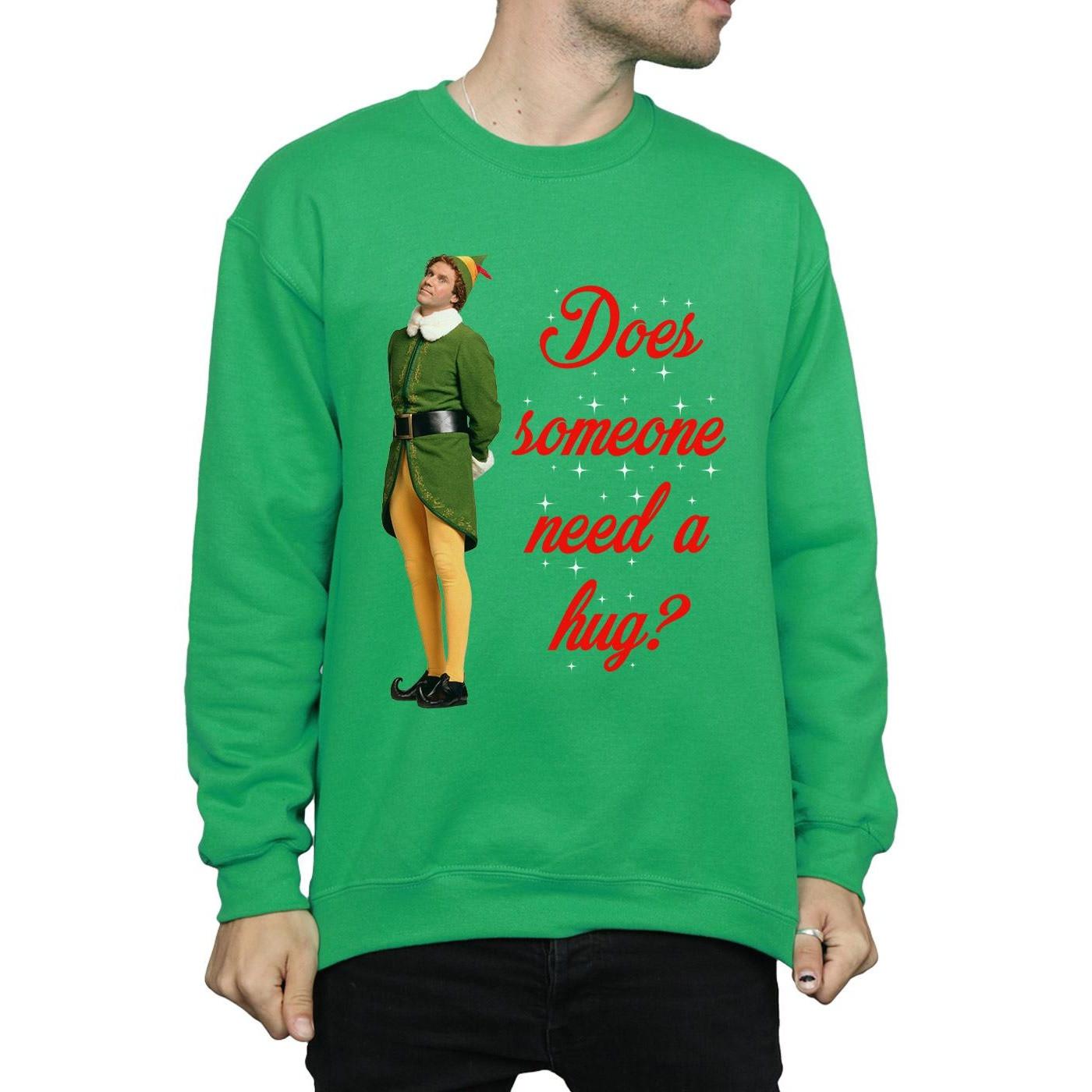 Elf Does Someone Need a Hug Sweatshirt  